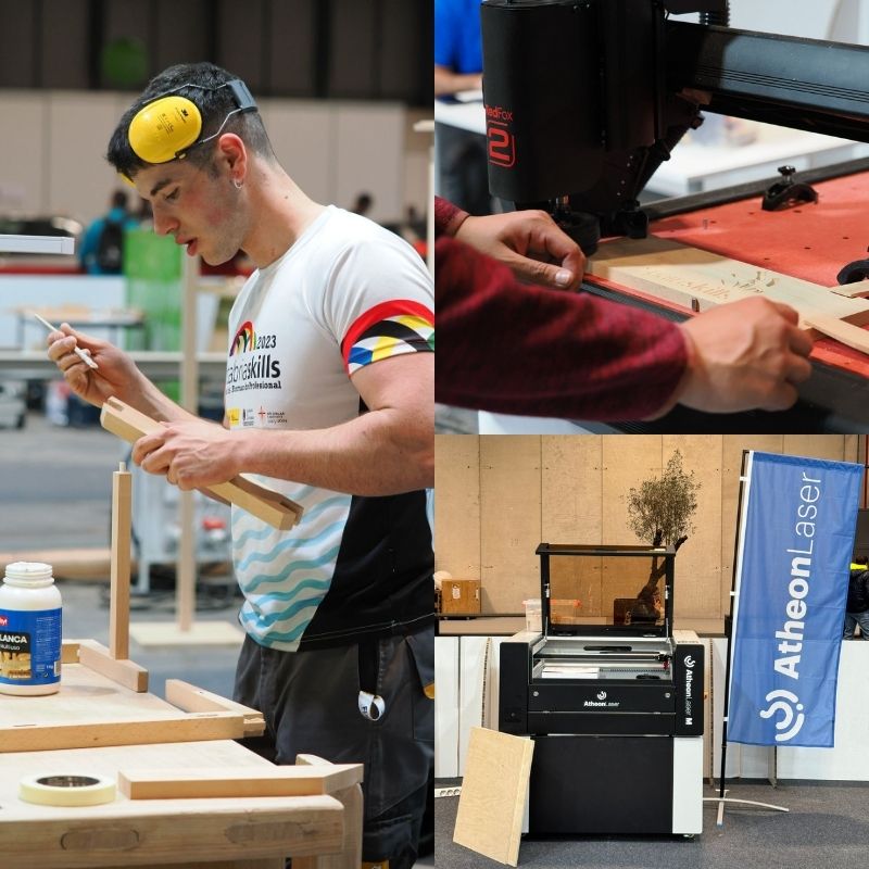 Red Fox 2, Atheon CO2 Laser and Ion Plasma PRO sponsor the Cabinetmaking, Carpentry and, for the first time, Welding categories